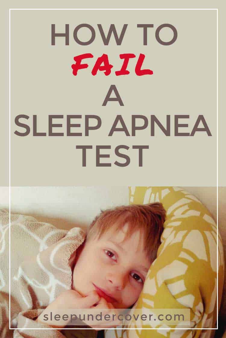 - HOW TO FAIL A SLEEP APNEA TEST - First of all, who would want to fake a sleep apnea test? Maybe it would be for insurance fraud to get certain benefits.