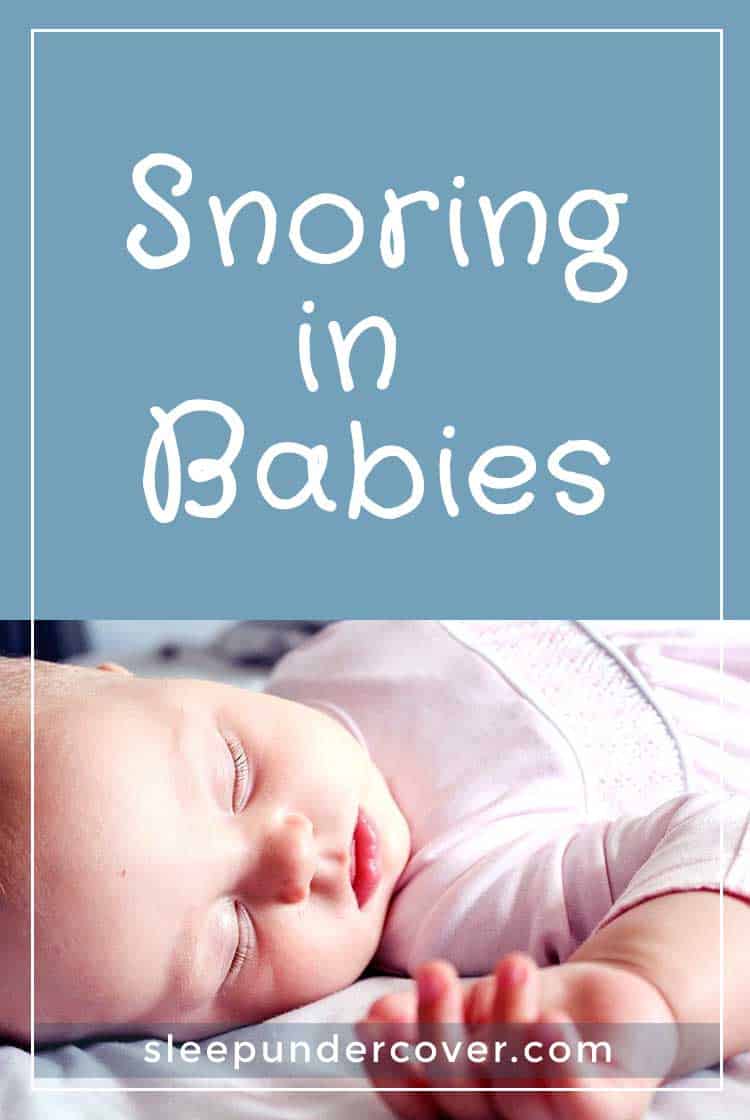 - SNORING IN BABIES - While many children will snore on occasion due to a stuffy nose, cold, allergies, or other reasons, chronic snoring in babies is not considered to be typical.