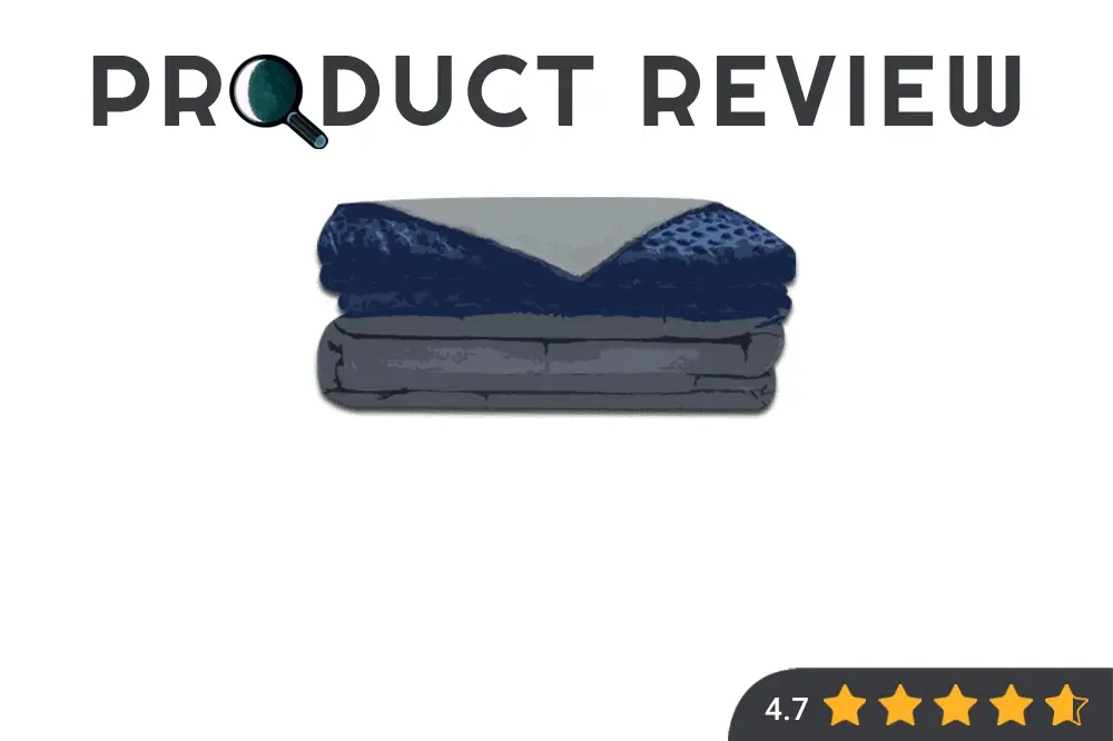 Quility Premium Weighted Blanket and Removable Cover • Sleep Under Cover