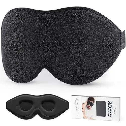 LitBear Sleep Mask for Side Sleeper. Women and Men